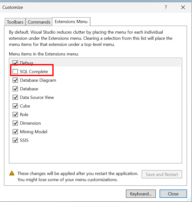 SSMS 22 support
