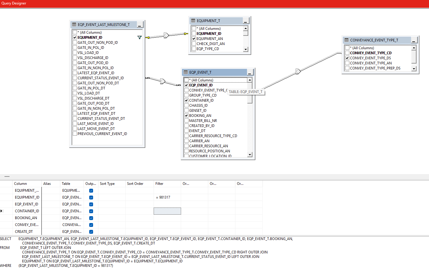 Query Builder overwrites my text and generates a query with errors?