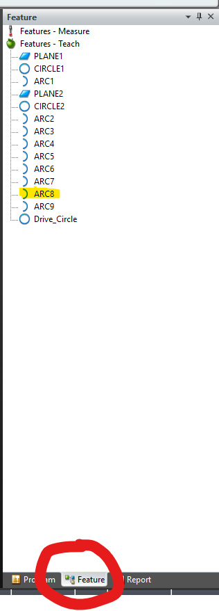 Features names and autolevel