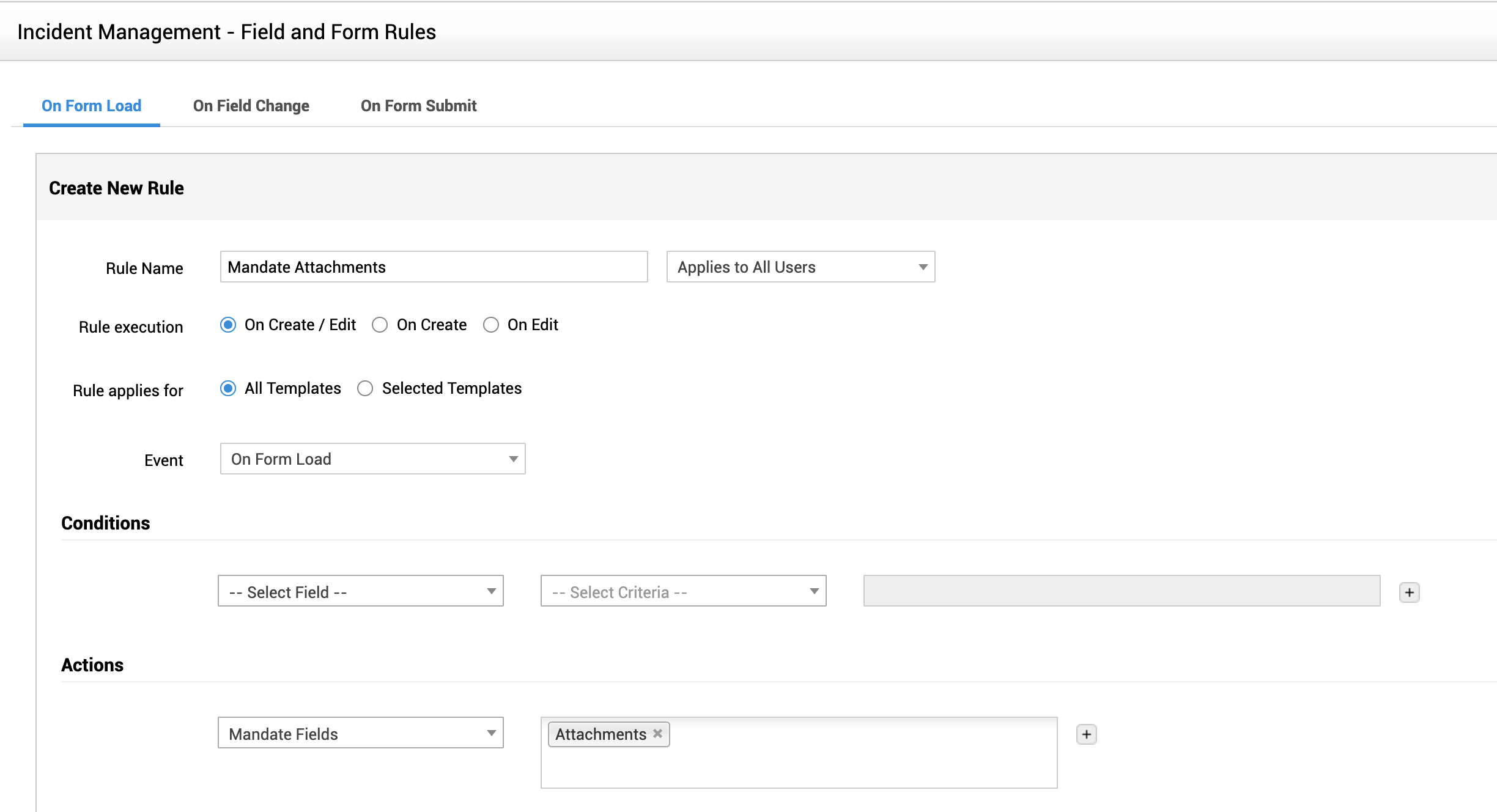 mandatory attachment