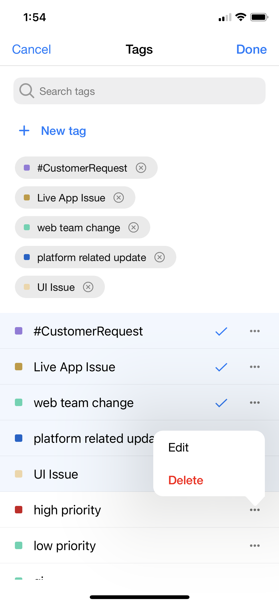 Tags and new customs fields are now supported in latest version of the ...