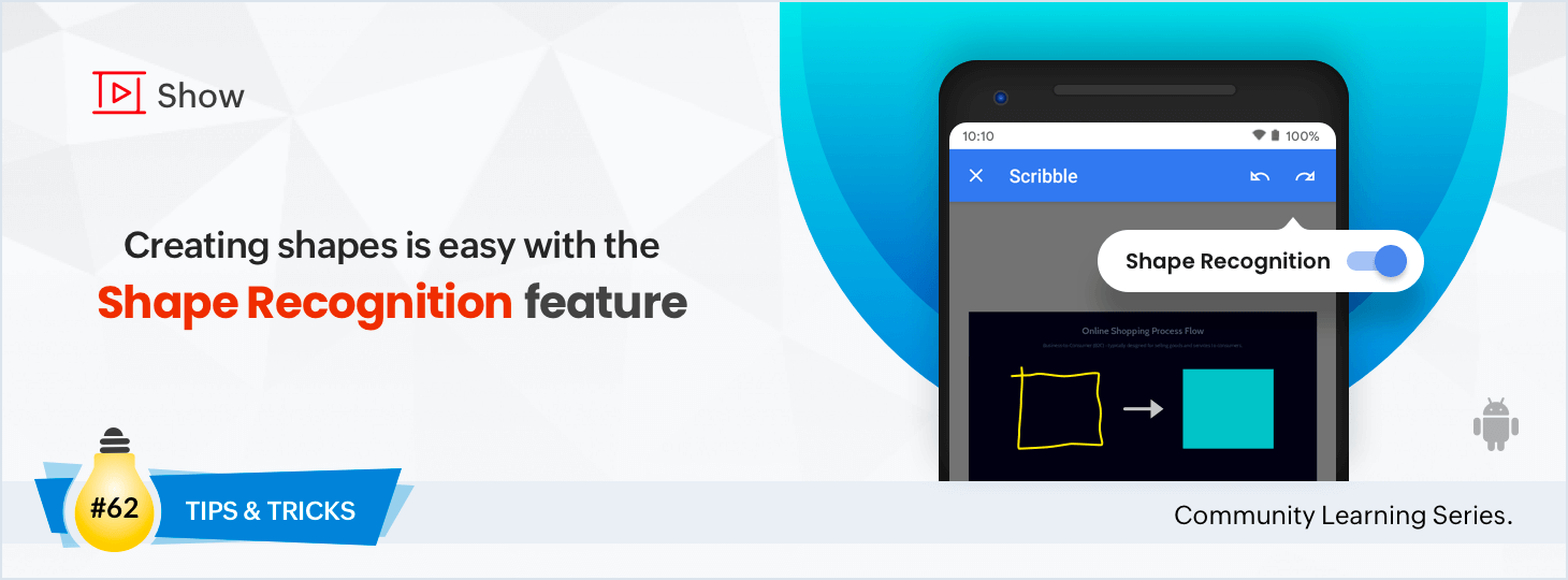 Shape Feature Tips and tricks #62: Creating shapes is easy with the Shape Recognition ...