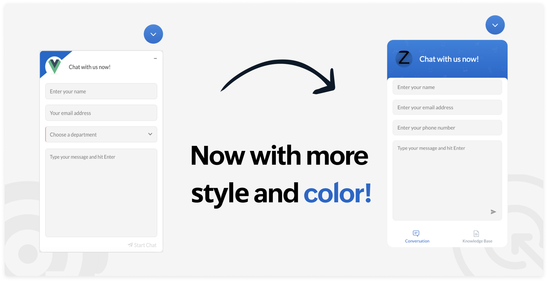 Give your chat a whole new transformation with power-packed chat windows