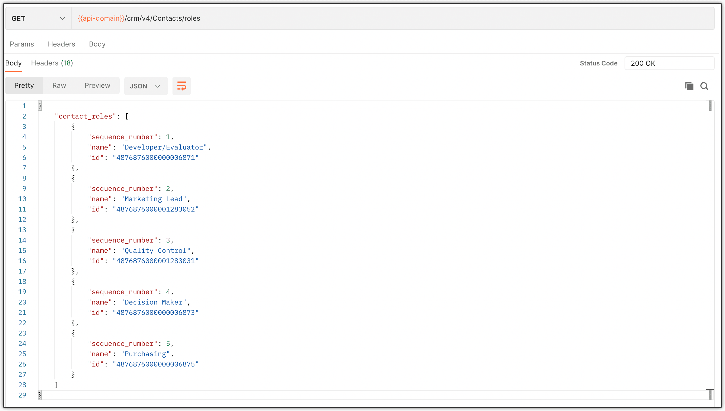 Json File Sample Block User Roles Name Kaizen #66 - Contact Roles #API