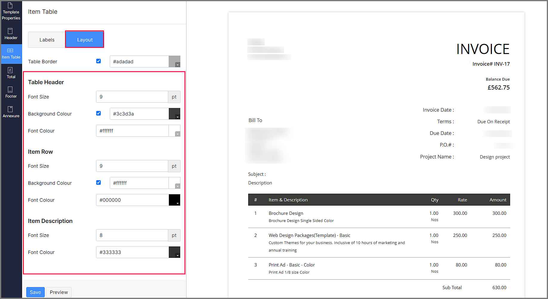 Advanced Customization Options in Templates