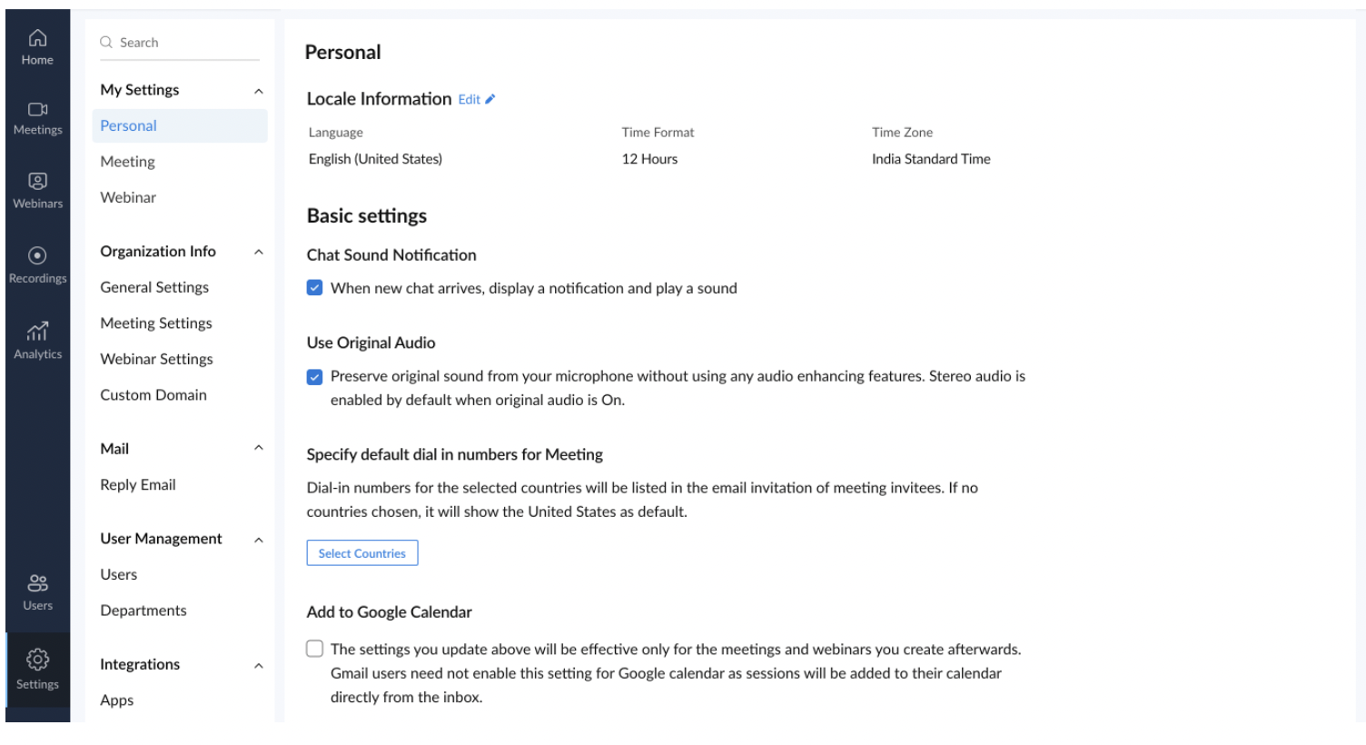 Zoho Docs Interface Latest updates in Zoho Meeting | An improved Analytics tab and user ...