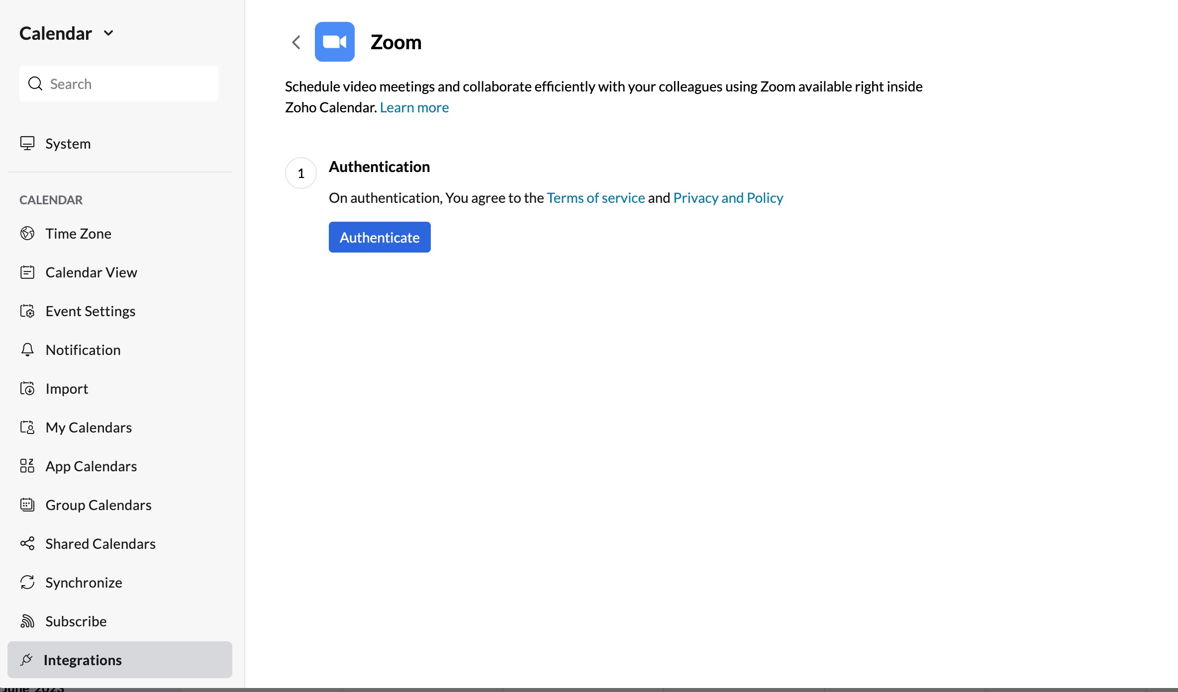 Automatically including Zoom Meeting Link in Zoho Calendar Invites.