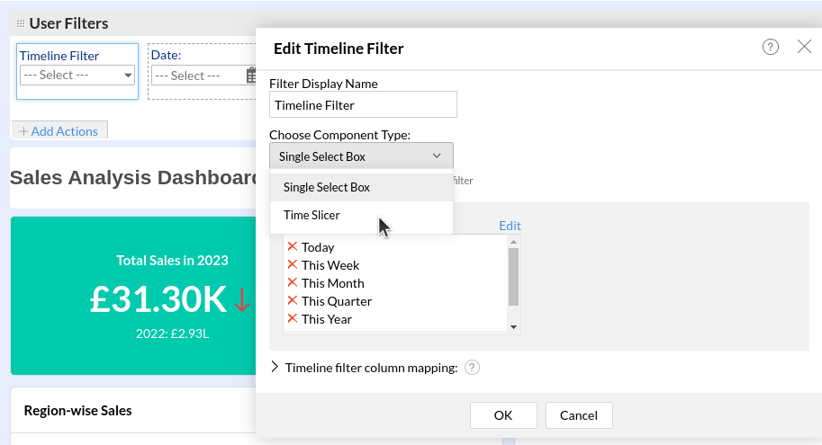 Week. Filter Opt In Including all data from weeks overlapping with range set in a dashboard ...