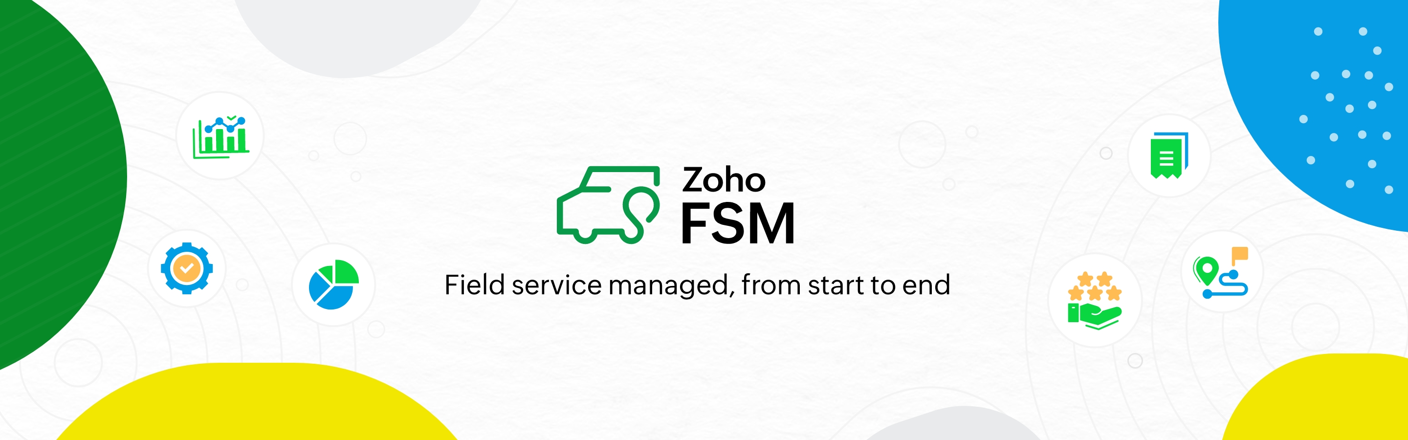 Com Fsm Icon Introducing Zoho FSM, the end-to-field service management platform!
