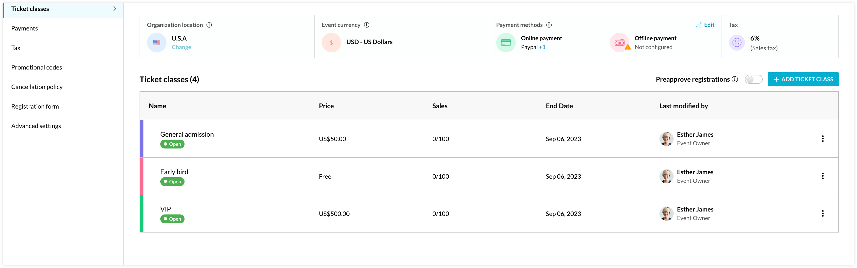 Tips and Tricks 12: Color your ticket classes