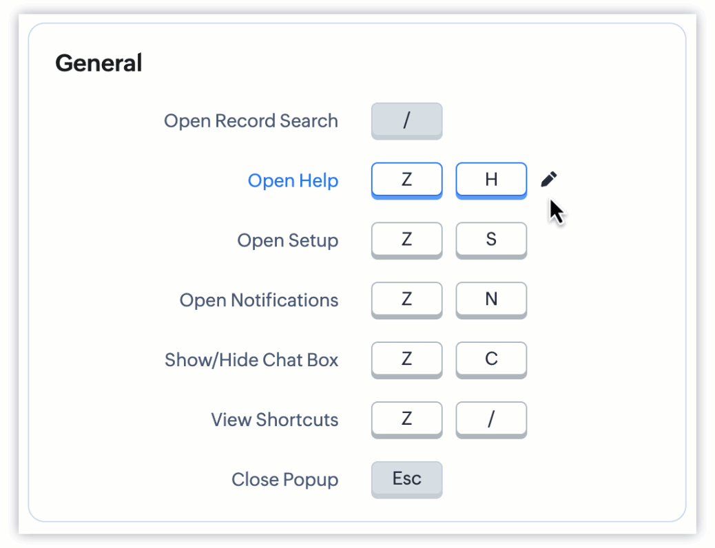 Introducing Keyboard Shortcuts for Zoho CRM