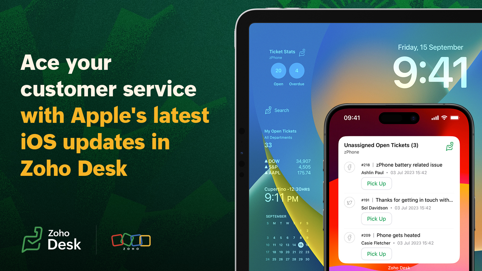 Ios Desk Apple iOS 17 and iPadOS 17 updates for Zoho Desk users