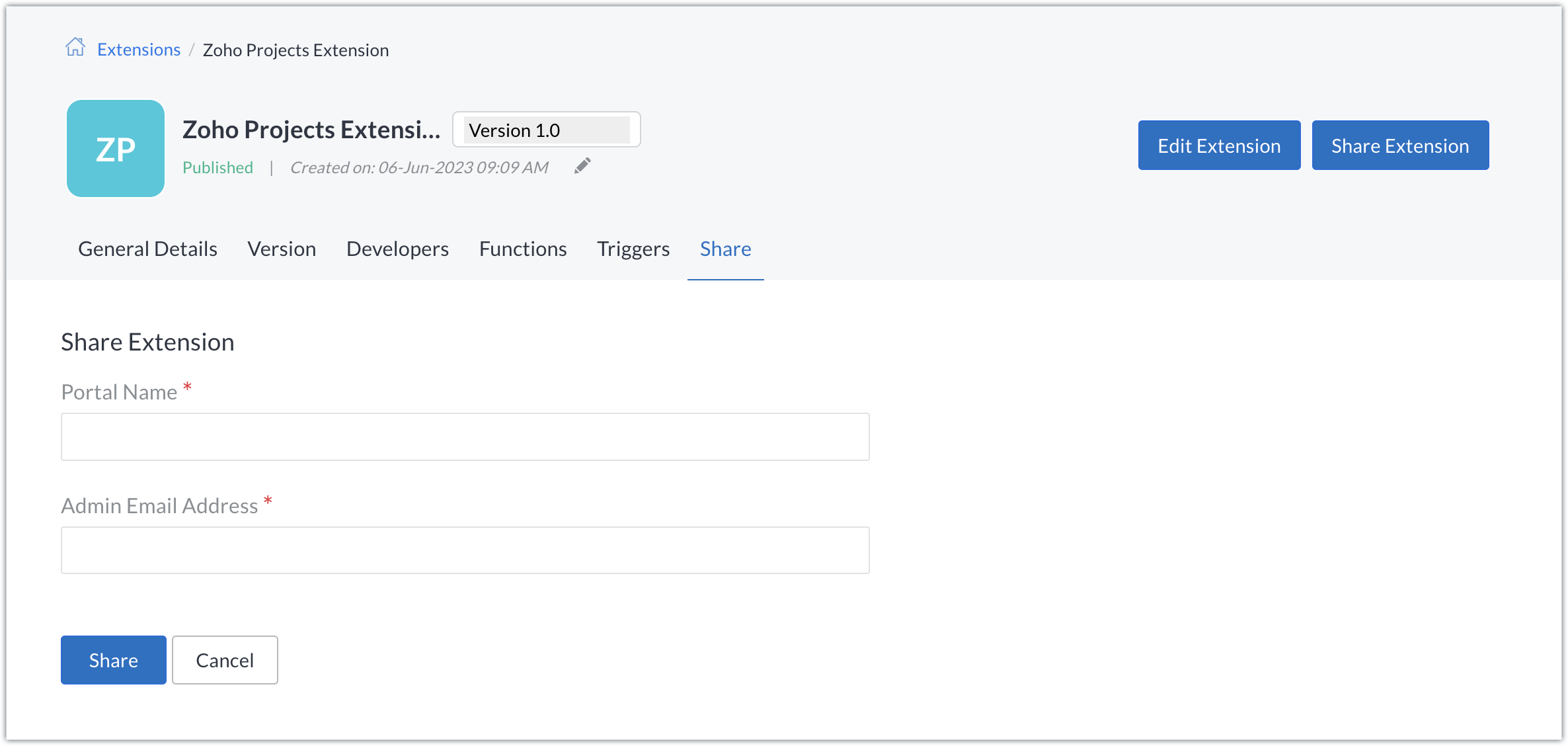 Building extensions #3: Publishing, sharing, and installing an extension