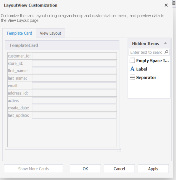 Context Viewmodel Card Card View issue 10.0.46