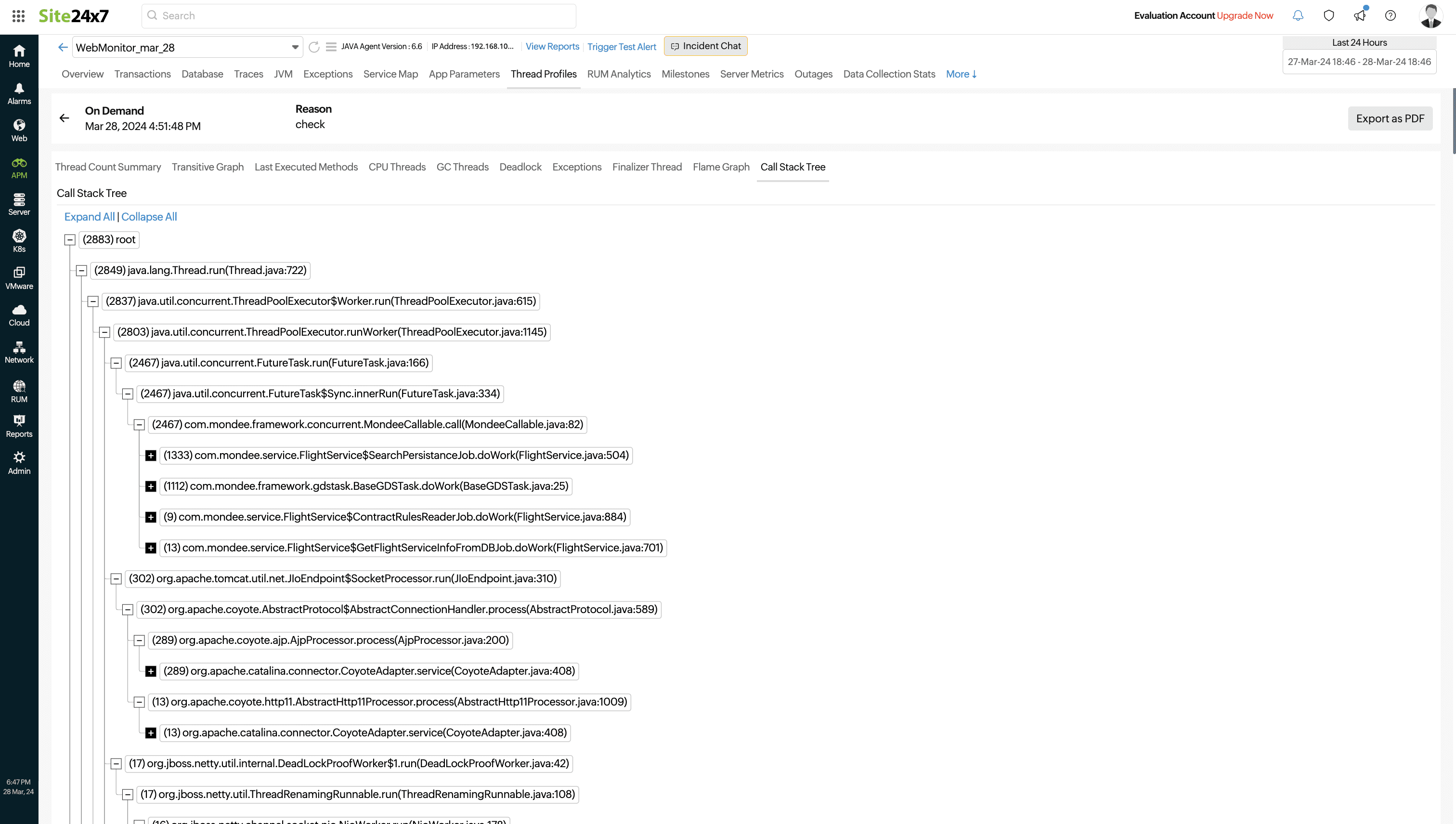 Thread Stack Dump Top 3 reasons why you need to use Site24x7's thread dump analyzer tool ...