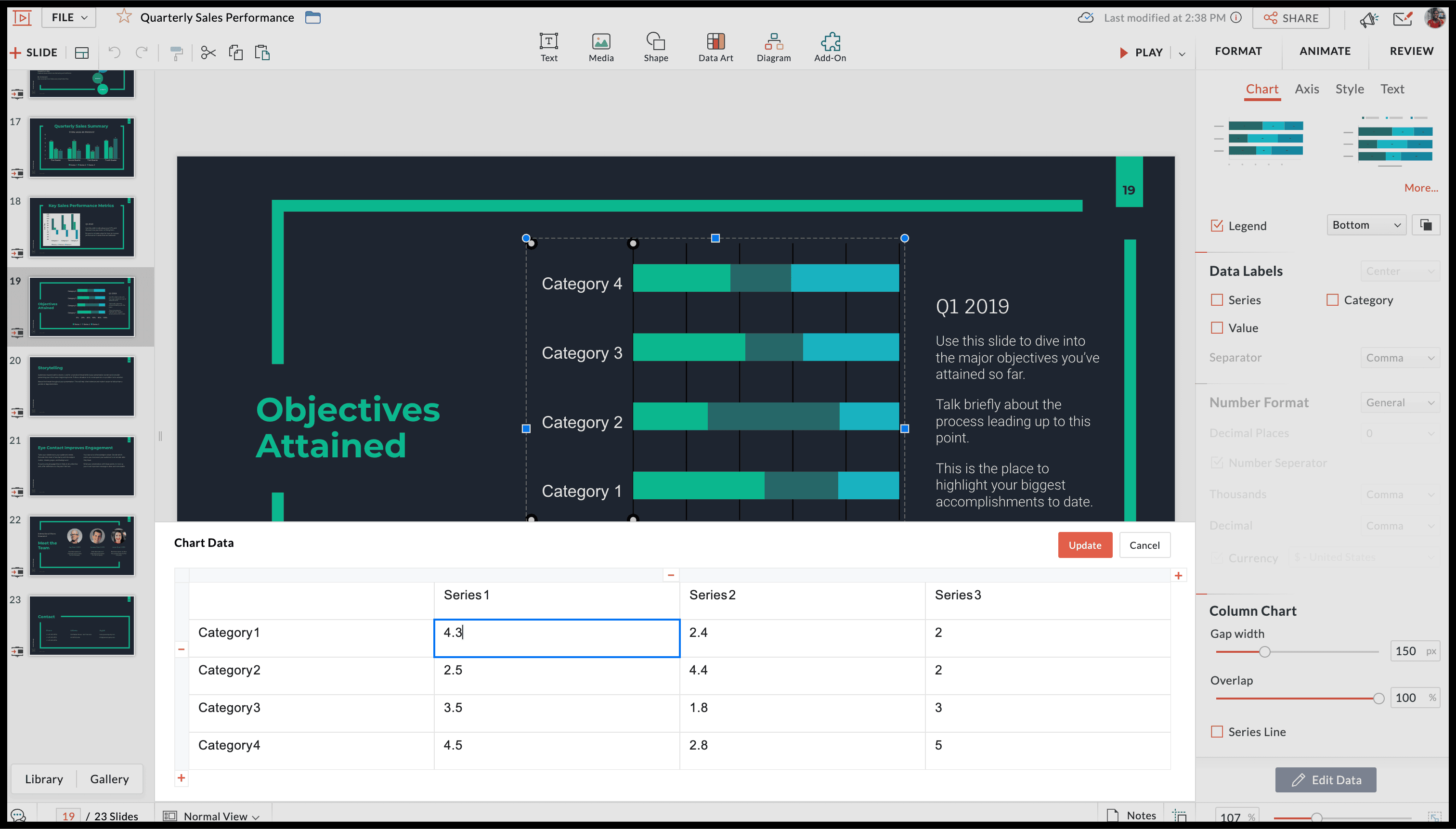 Spotlight Chart Example Spotlight Series #21: Link data to charts and tables in three easy ways