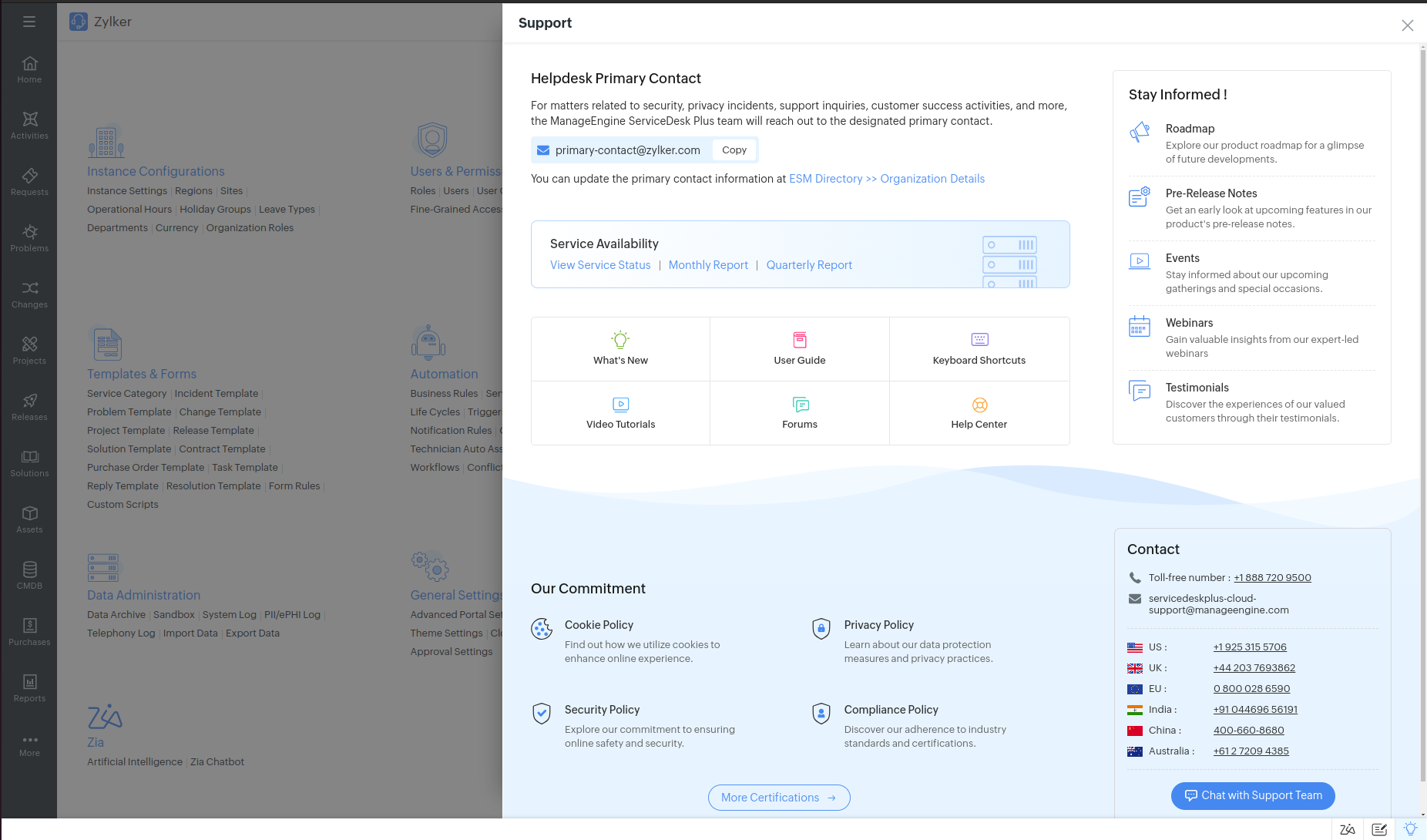 Servicedesk Plus Project Types Examples Upcoming enhancements in Integrations, Changes, Setup in ServiceDesk ...