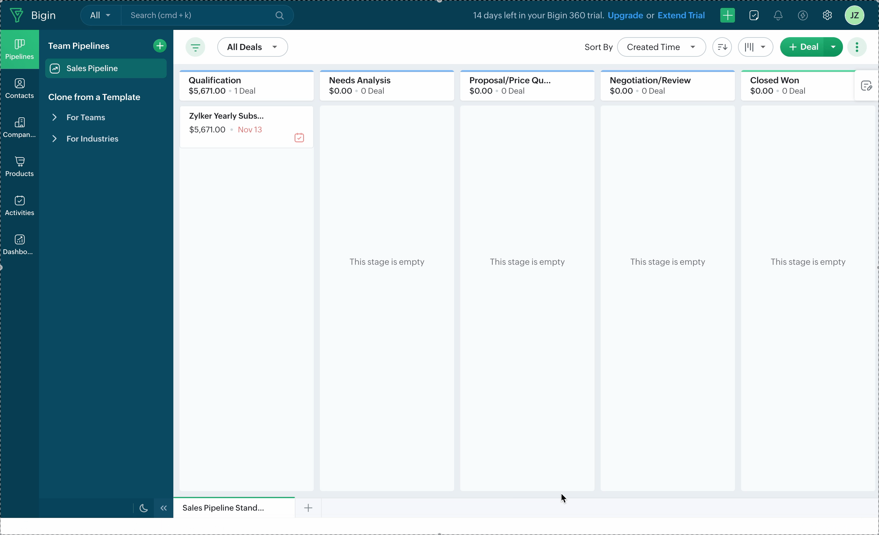 Zoho Sign Steps Introducing the Zoho Sign and Bigin integration
