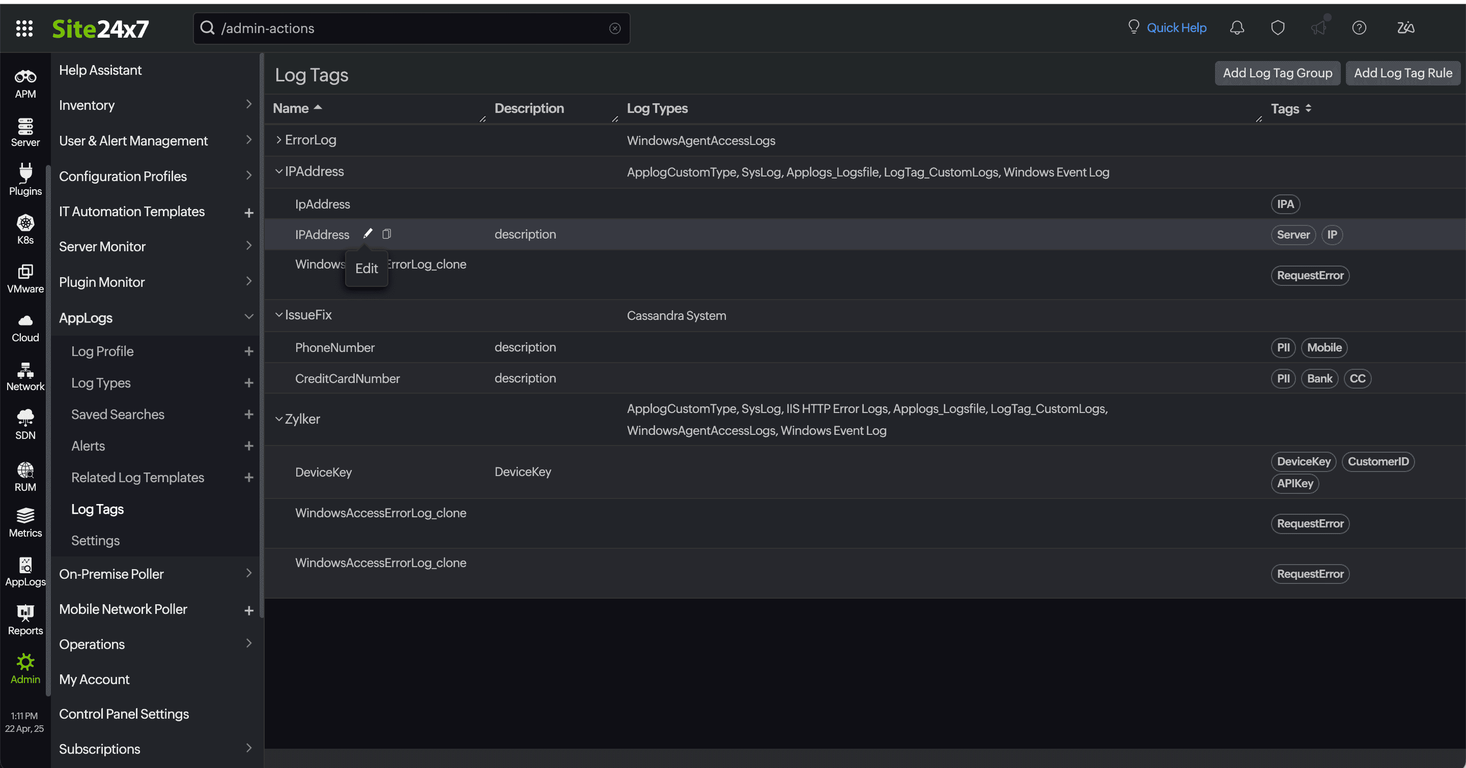 Array Tags Code For Logs Introducing log tagging: Categorize and track logs effortlessly ...