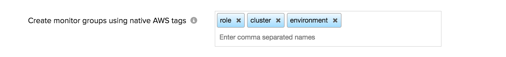 create monitor groups using native AWS tags