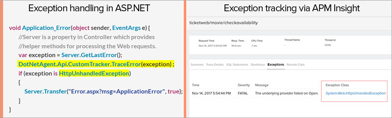 Exception handling and monitoring in ASP.NET - Site24x7 Blog