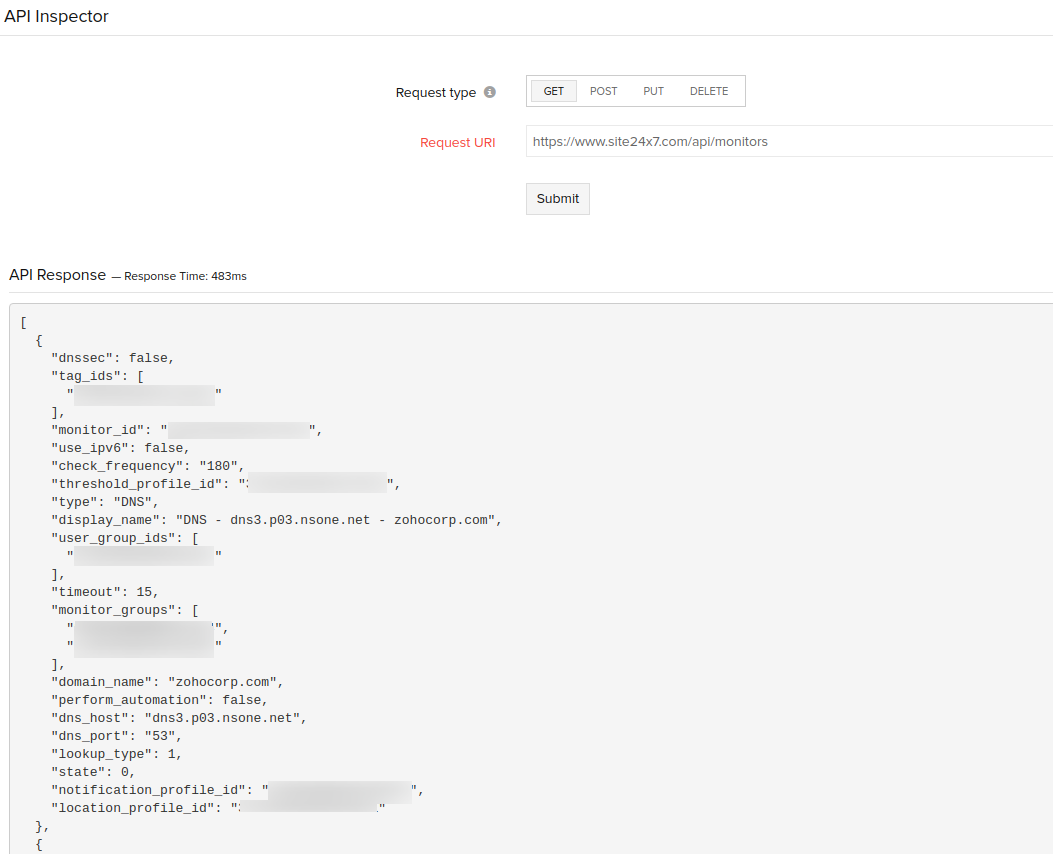 Splunk Rest Api Check Maintenance Mode SPLUNK Rest API for Site 24 x 7 - Site24x7 Forum