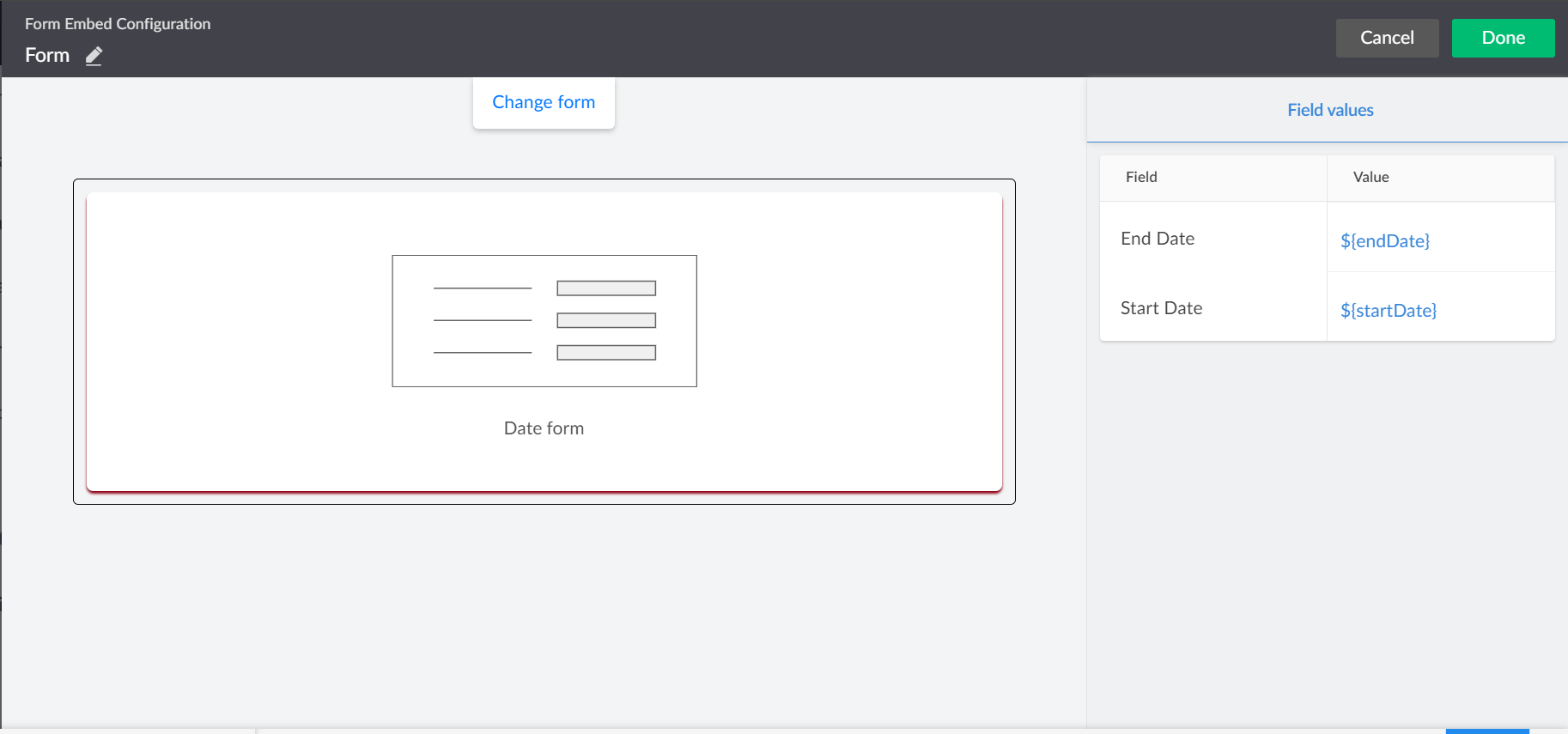 Zoho Creator Dynamic Filter - Set value in form