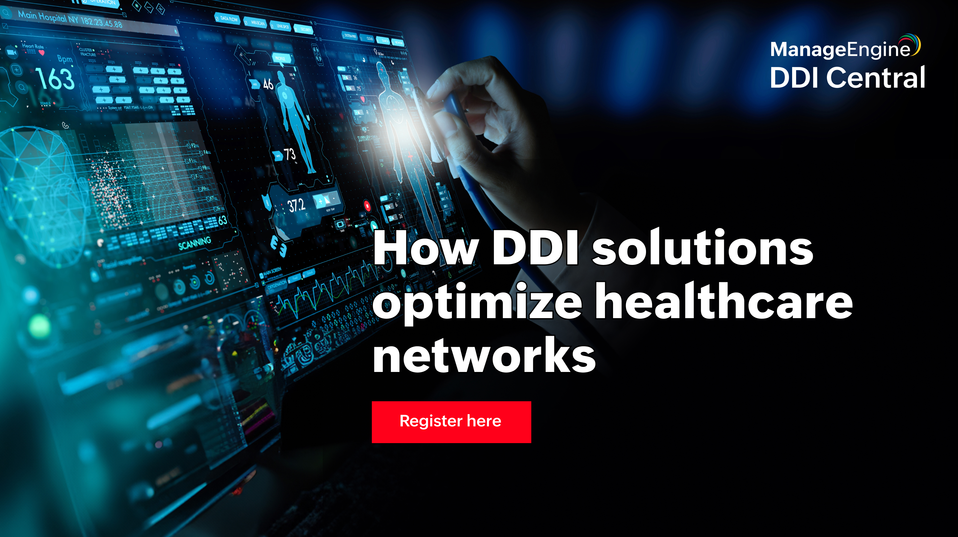 DDI solutions for healthcare networks ManageEngine DDI Central