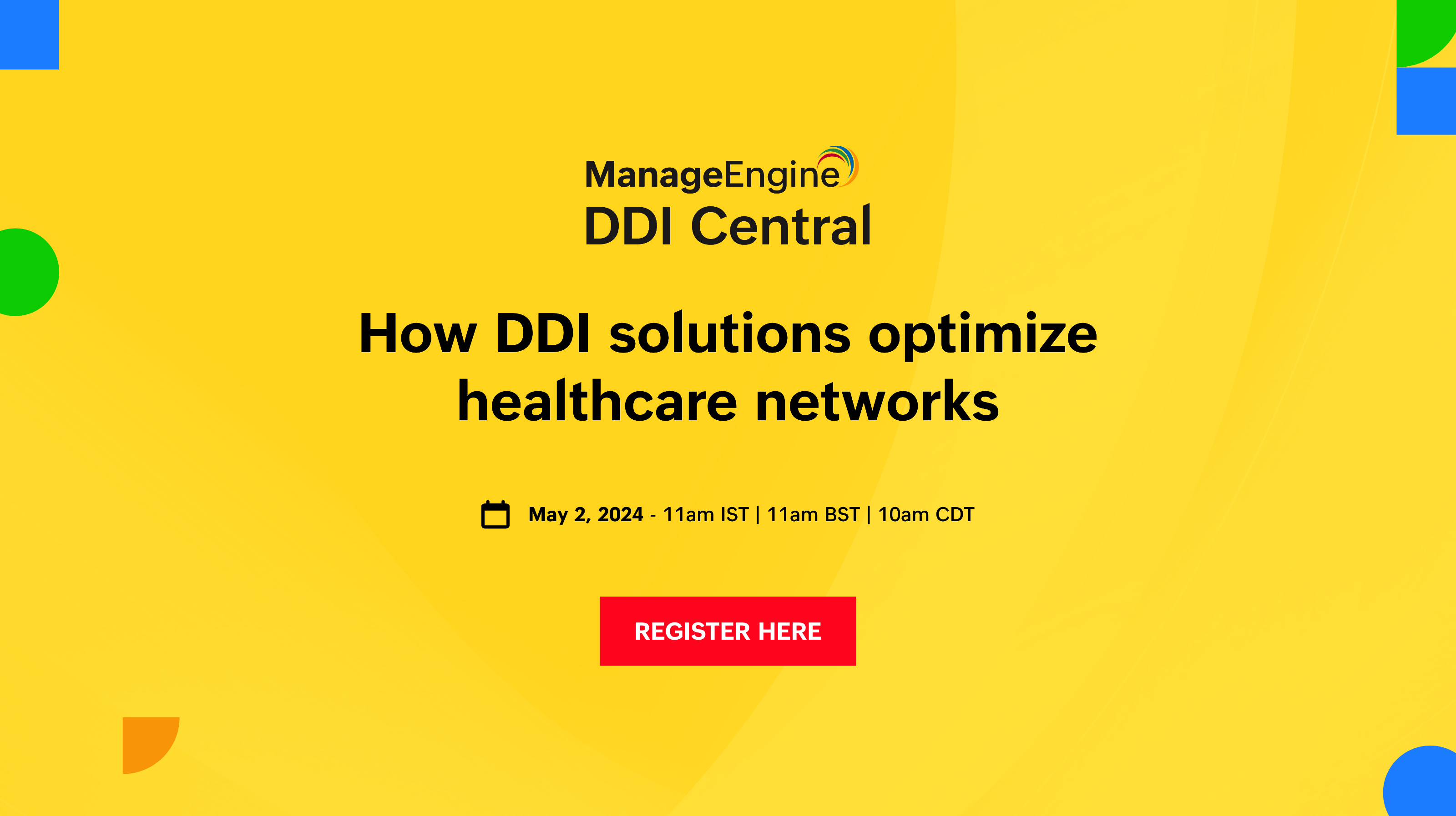 DDI solutions for healthcare networks