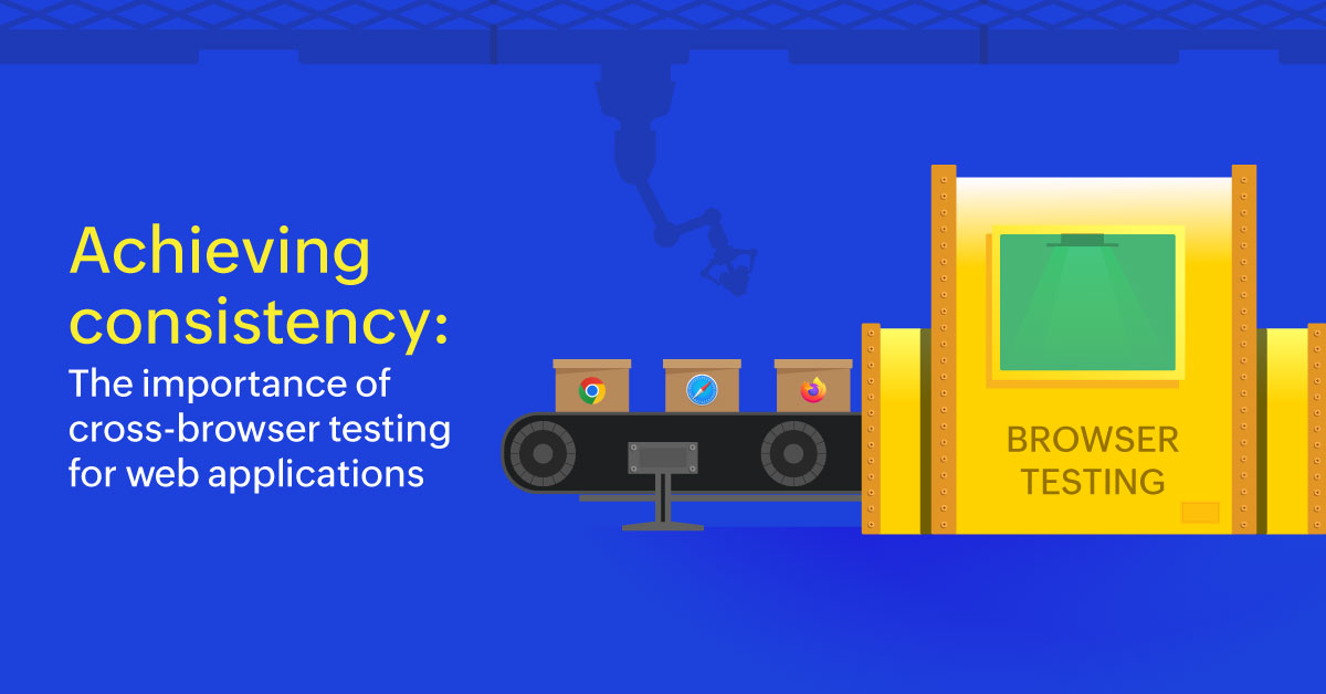 Cross-browser testing for web application