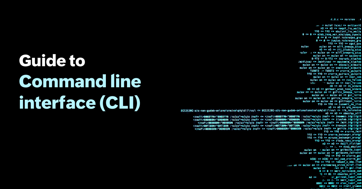 command line interface