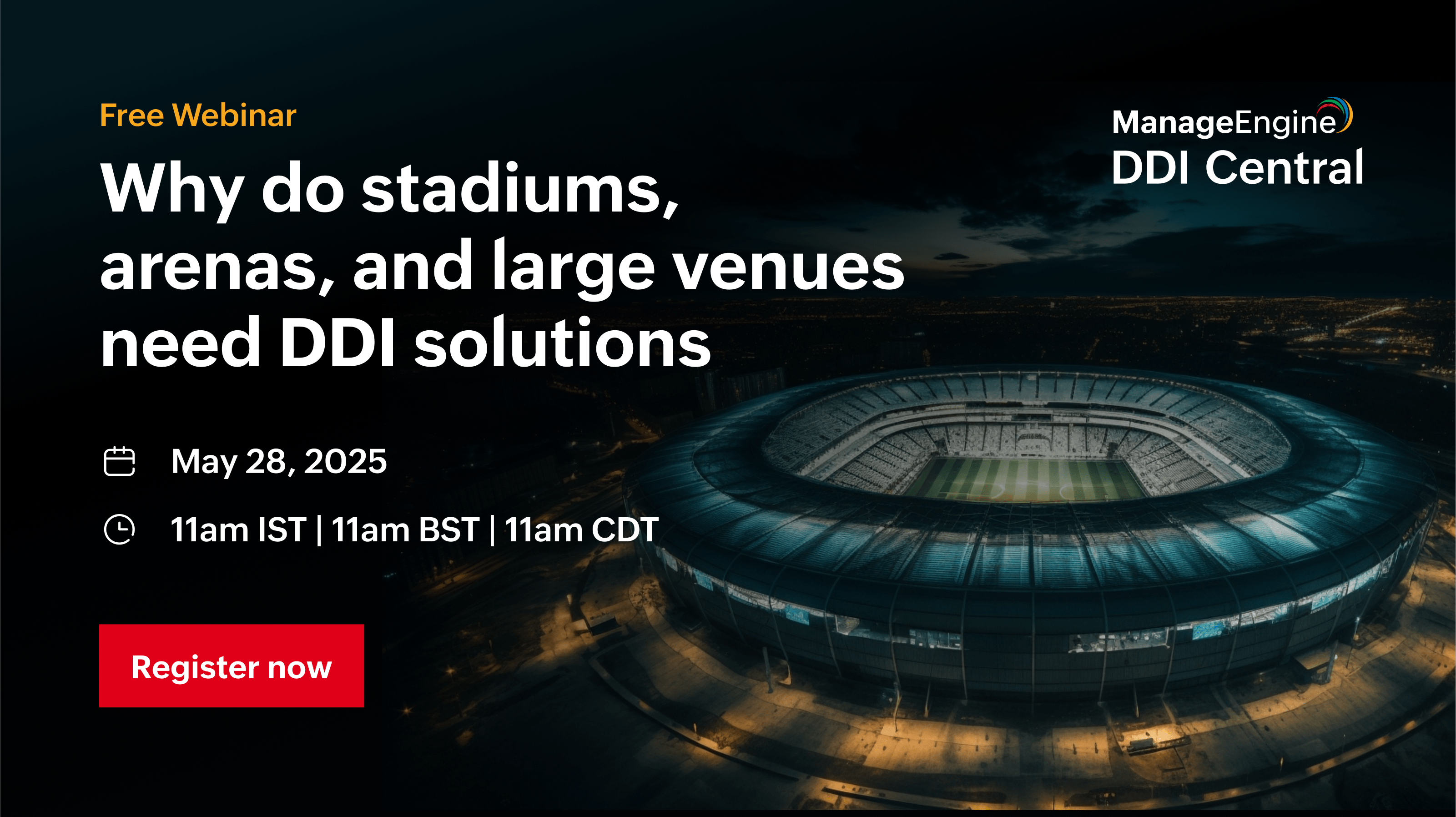 DNS, DHCP, and IP Address Management for Stadiums, and Large Venues