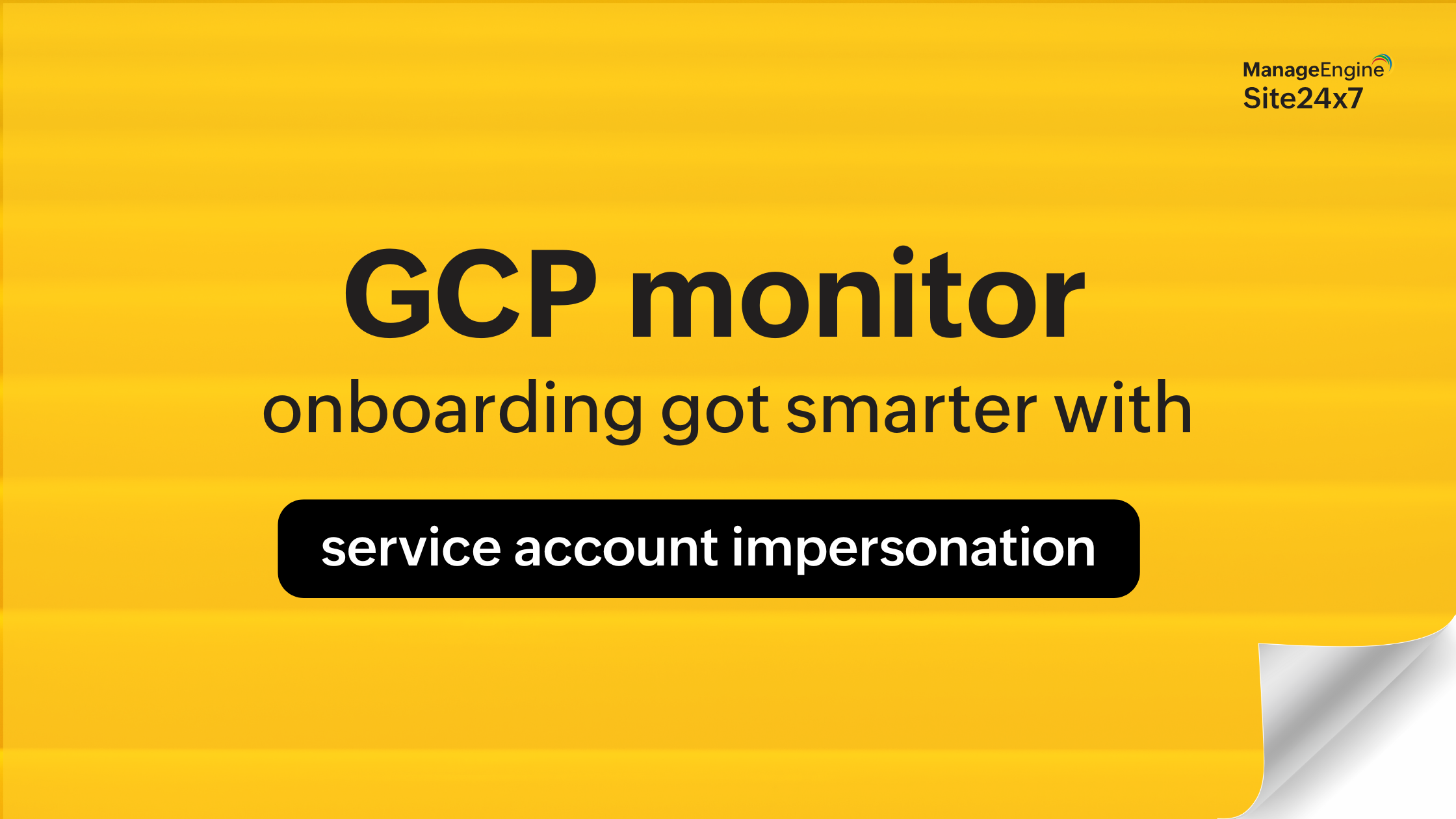 service account impersonation banner